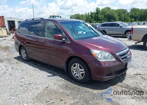 2007 Honda Odyssey Ex-L из США, поврежденный, VIN 5FNRL38747B436931